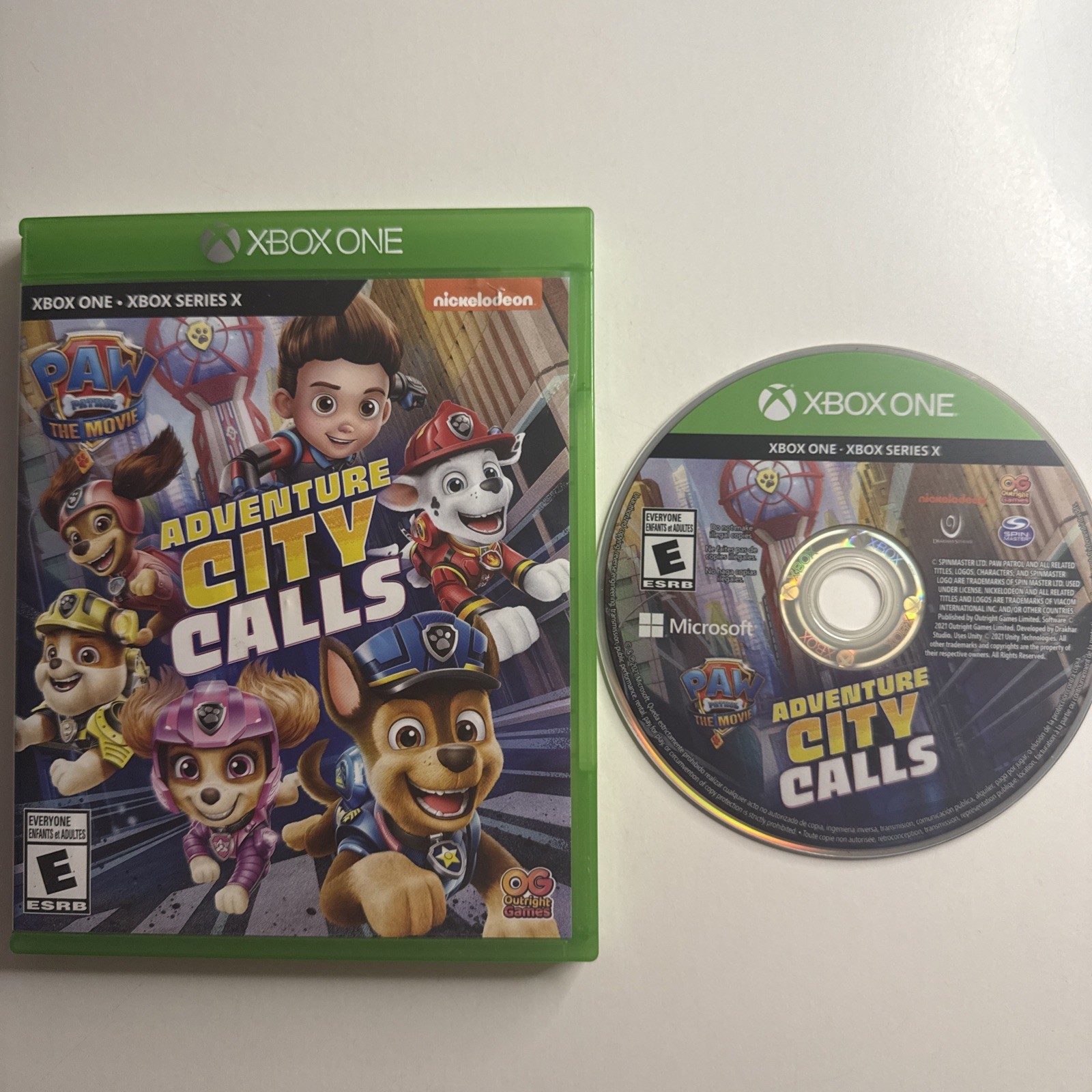 Paw Patrol Movie Adventure City Calls Video Game Xbox One/ Xbox Series X, 2021