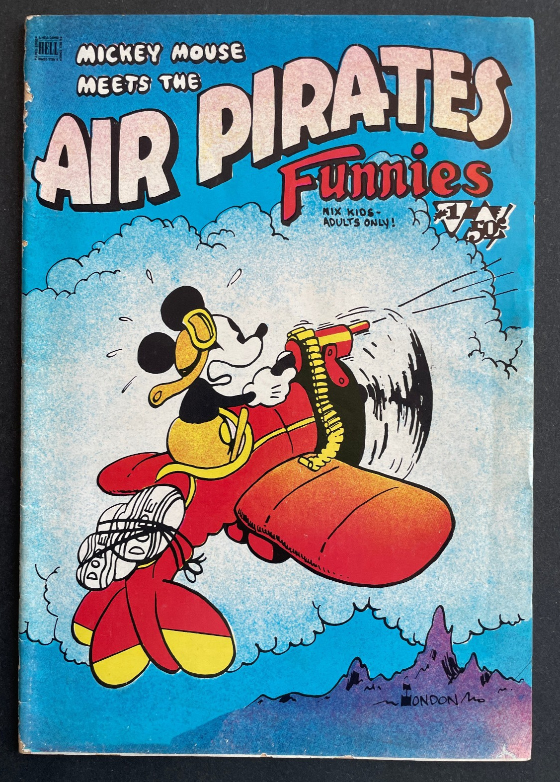 Air Pirates Funnies #1 Hell Comics Underground Mickey Mouse 1971