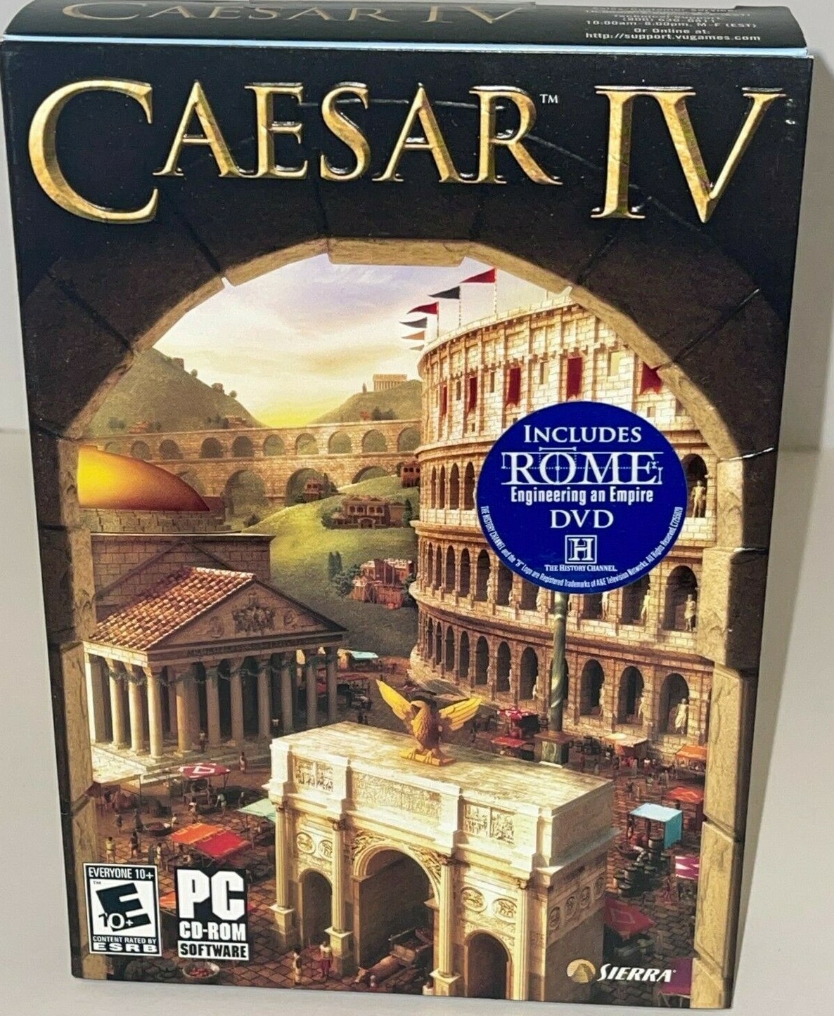 Caesar IV 4 (PC, 2006) RARE Sierra BRAND NEW SEALED NTSC Medium Box Near Mint