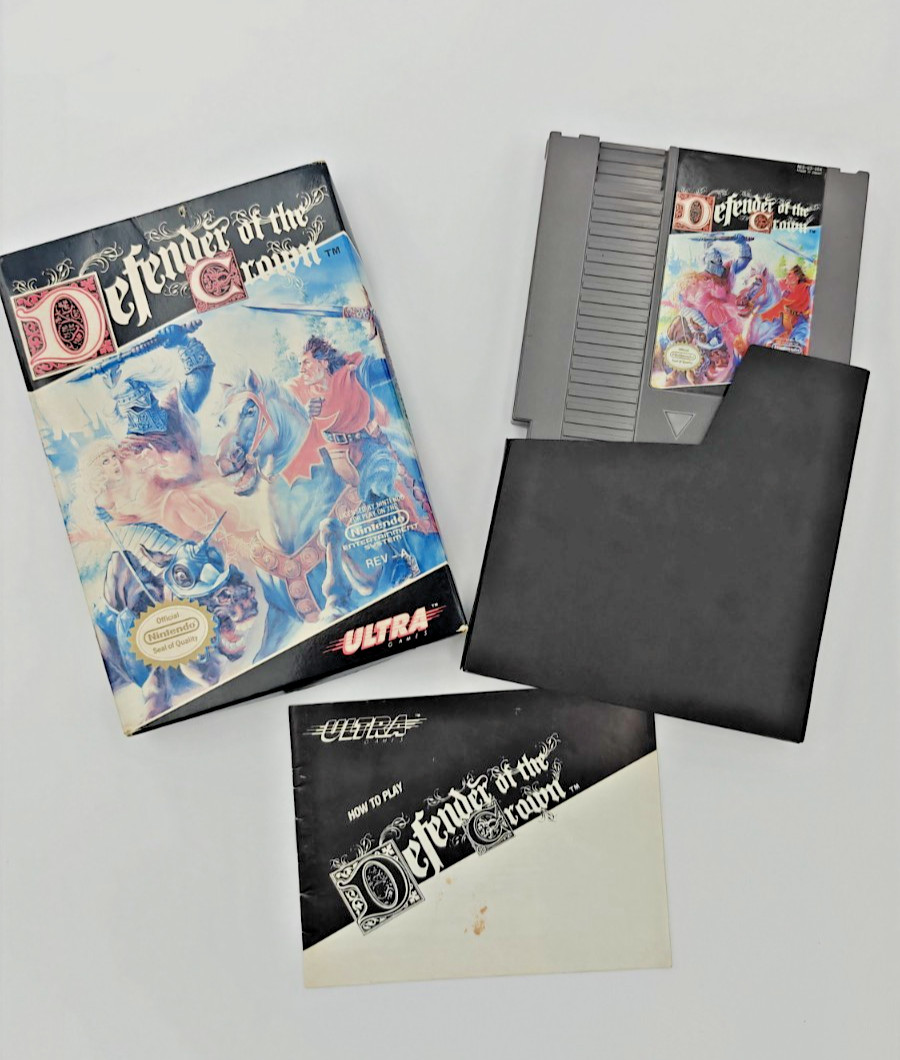 Defender of the Crown – Vintage NES Game (1989) w/ Manual