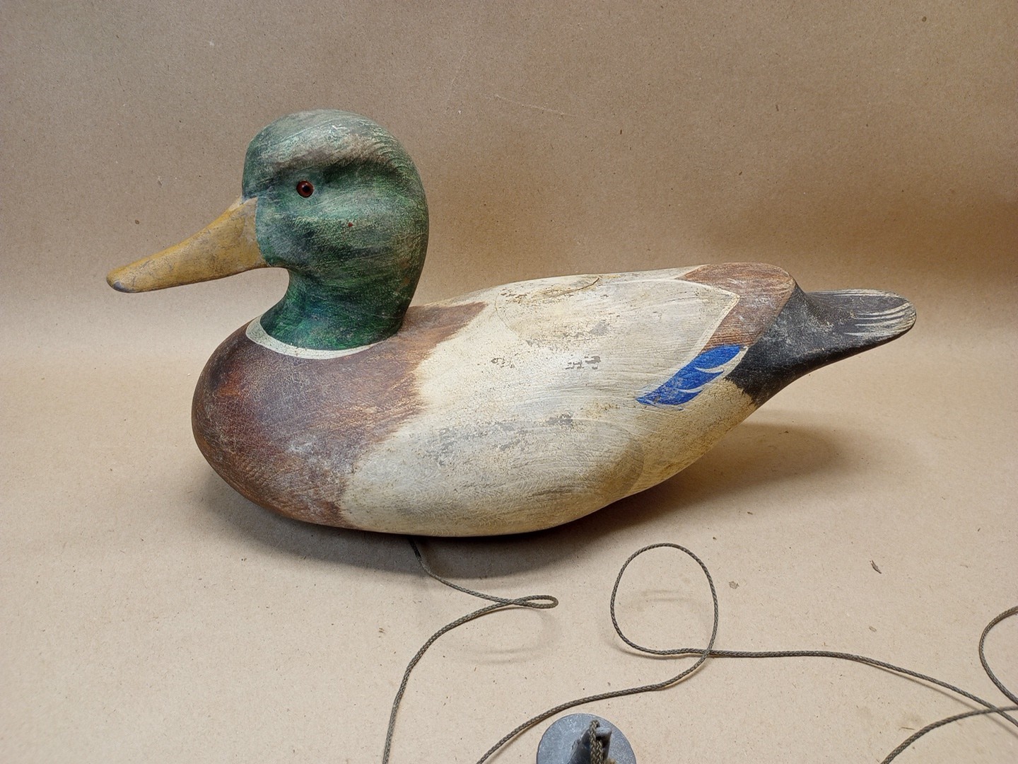 NRA Mallard Duck Decoy Signed by C. Quast #263 Working Decoy