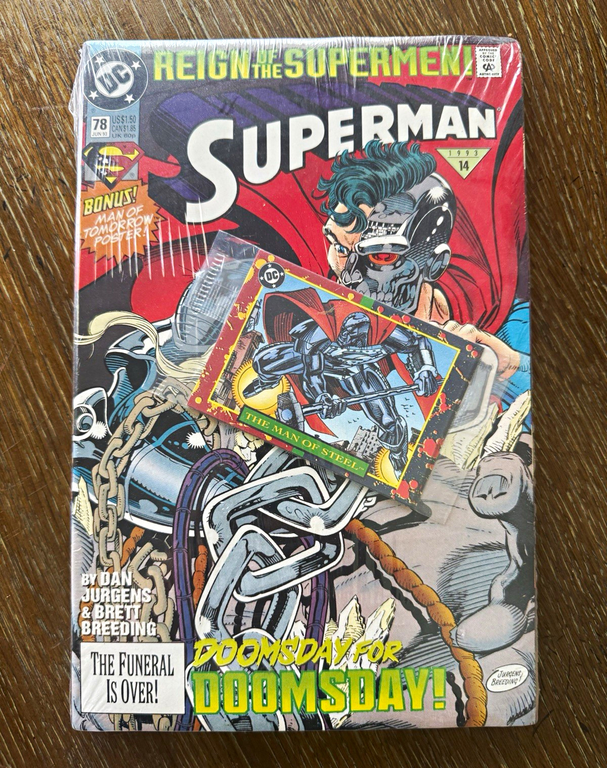 1993 DC Comics Superman #78 Doomsday for Doomsday First Print Limited Set