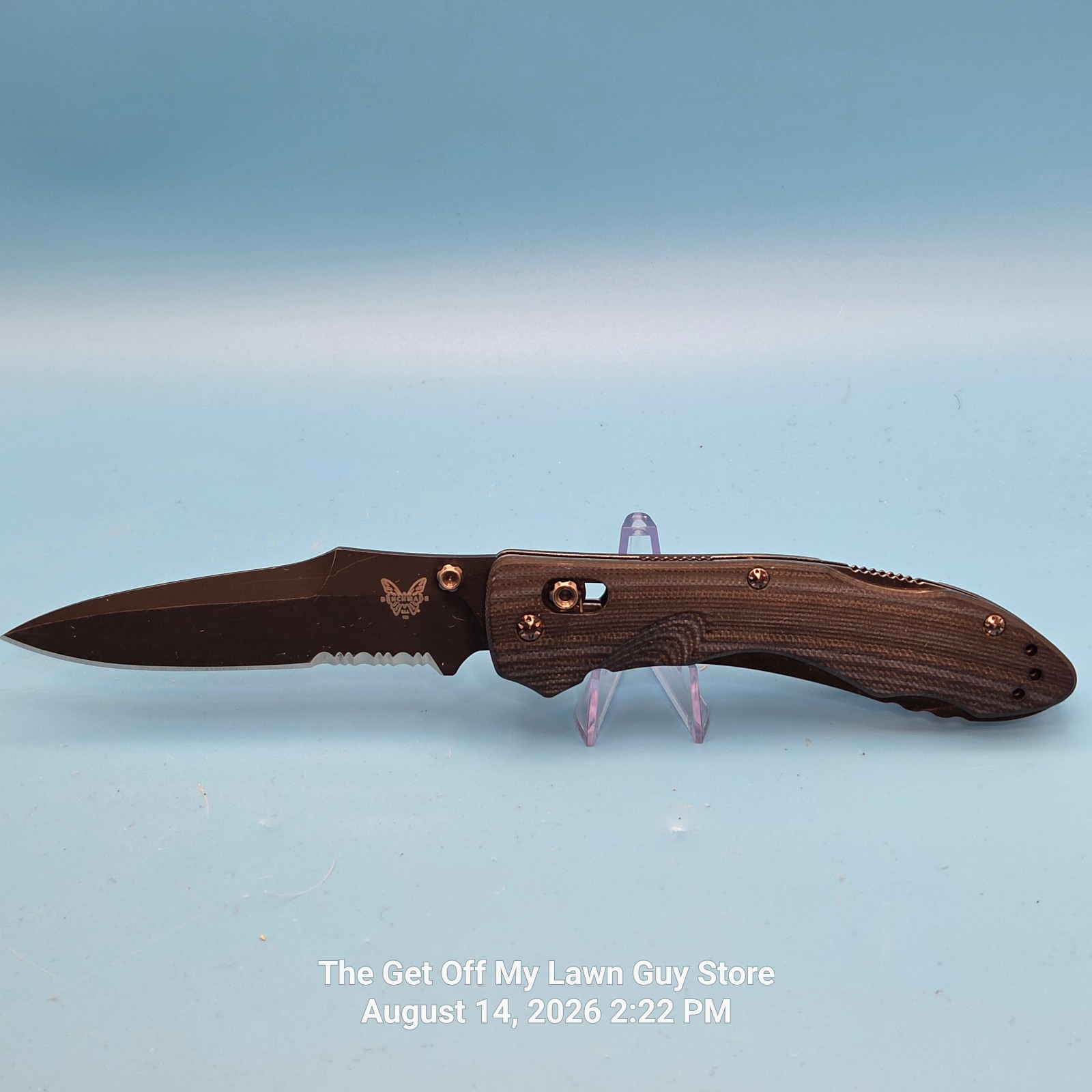 Vintage Benchmade 930SBK Kulgera Osborne Axis Lock Pocket Knife S30V G10 Rare