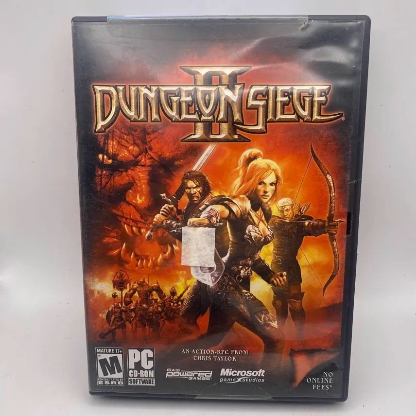 Dungeon Siege 2 and Broken World Manual and Game Windows PC CD ROM CIB