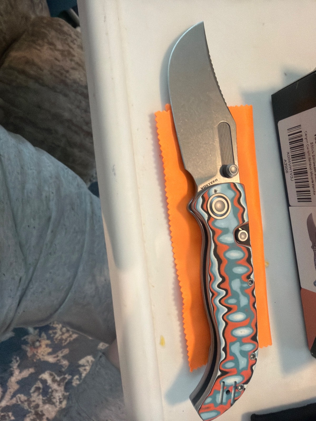 Vosteed Knives - Naga - Micarta Scales w/ a S35VN Blade.