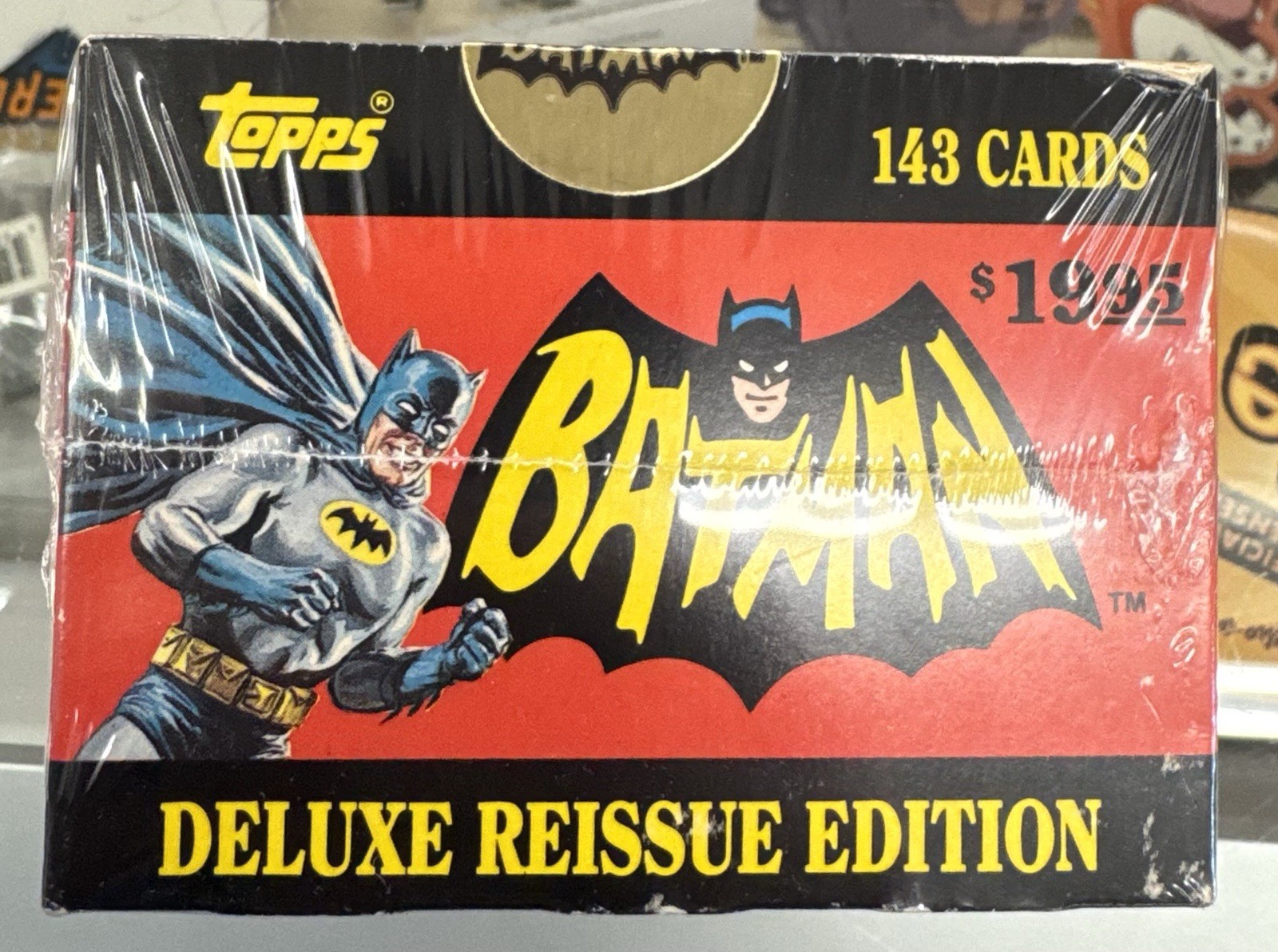 Topps 1989 Batman 1966 Deluxe Reissue Edition 143 Card Set, Sealed Box