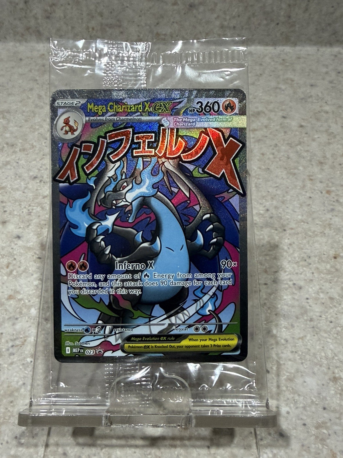 Sealed Mega Charizard X Ex #23 And Oricorio Ex #24 Promo