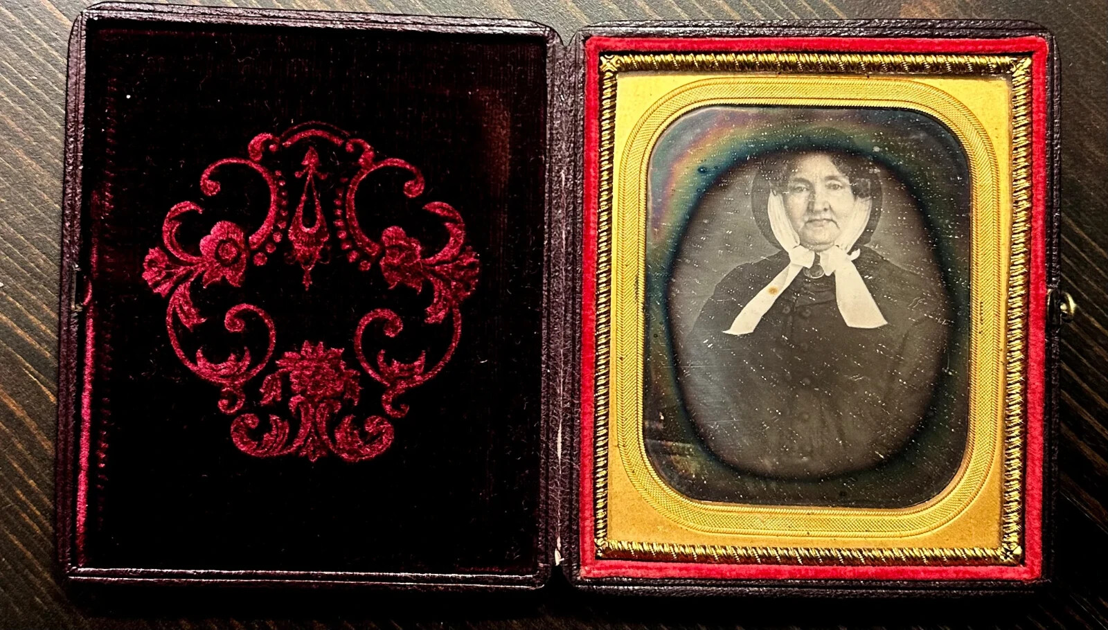 ID\'d Woman 1/6 Daguerreotype Woman in Mourning Elizabeth Custis Teackle Wallis