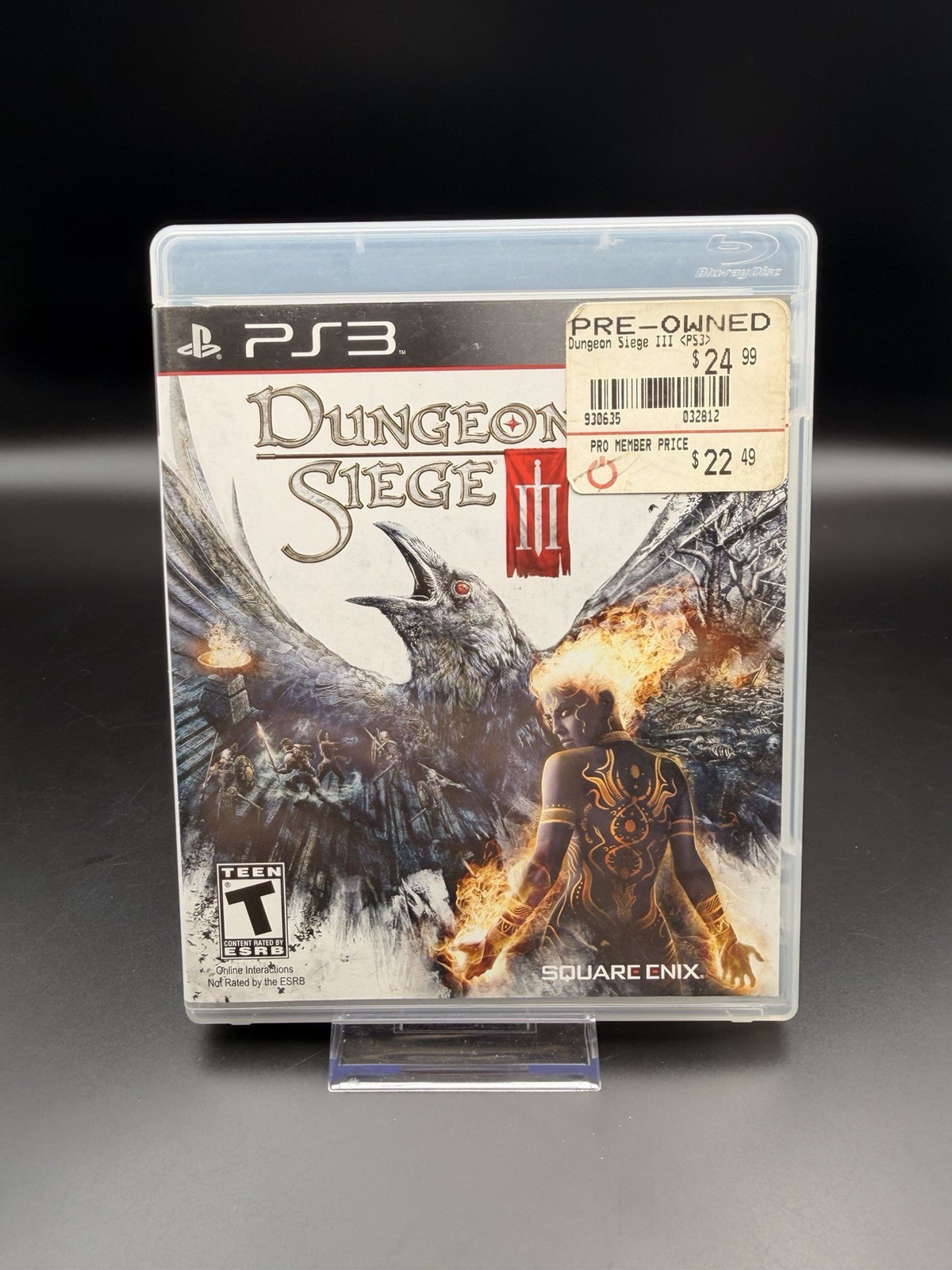 Dungeon Siege III 3  (Sony PlayStation 3, PS3, 2011) Complete with Manual