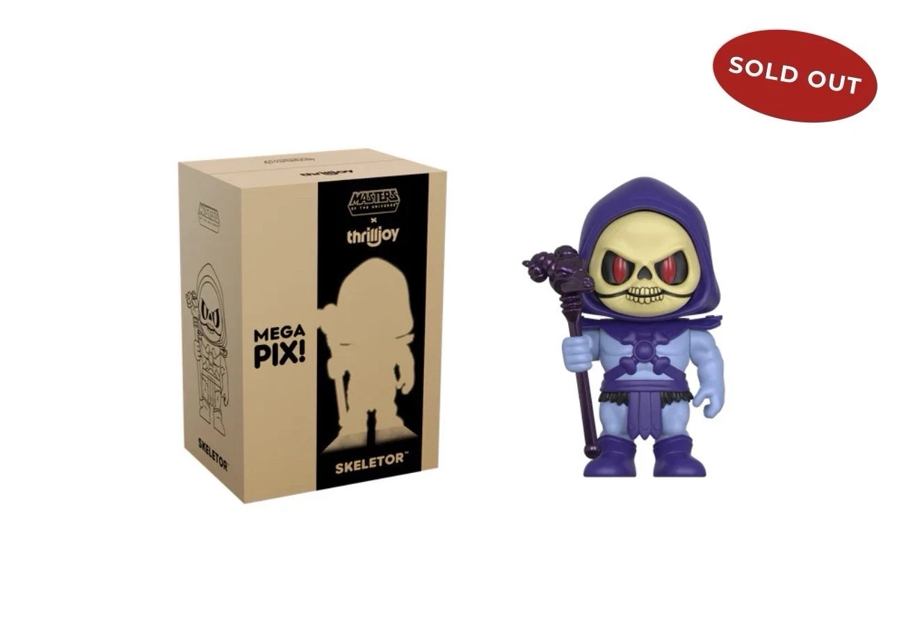 Thrilljoy Mega PIX Skeletor LE 300 Masters of the Universe SOLD OUT Motu