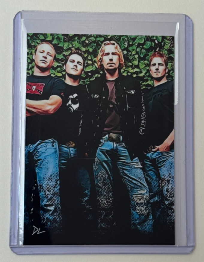 Nickelback Limited Edition Artist Signed “Rock Icons” Trading Card 1/10