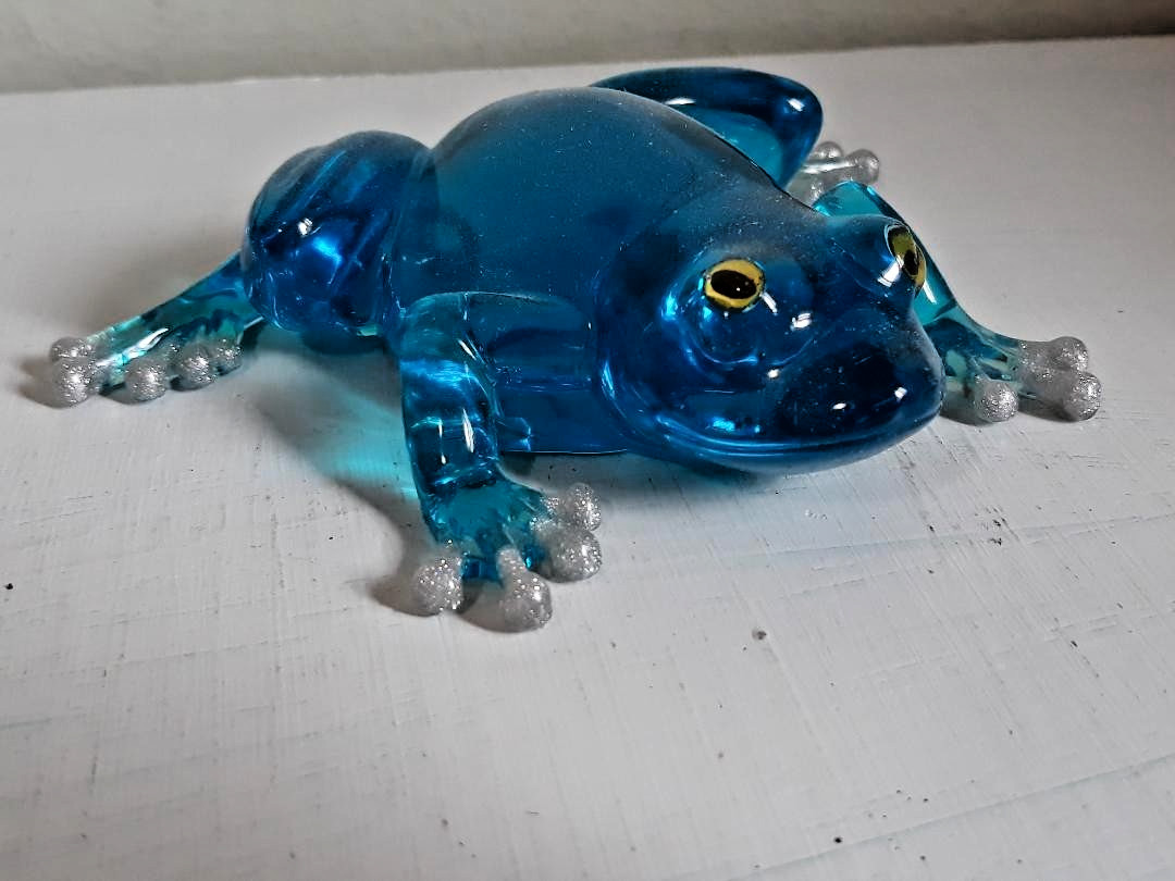 Handmade Resin Art Beautiful Translucent Blue