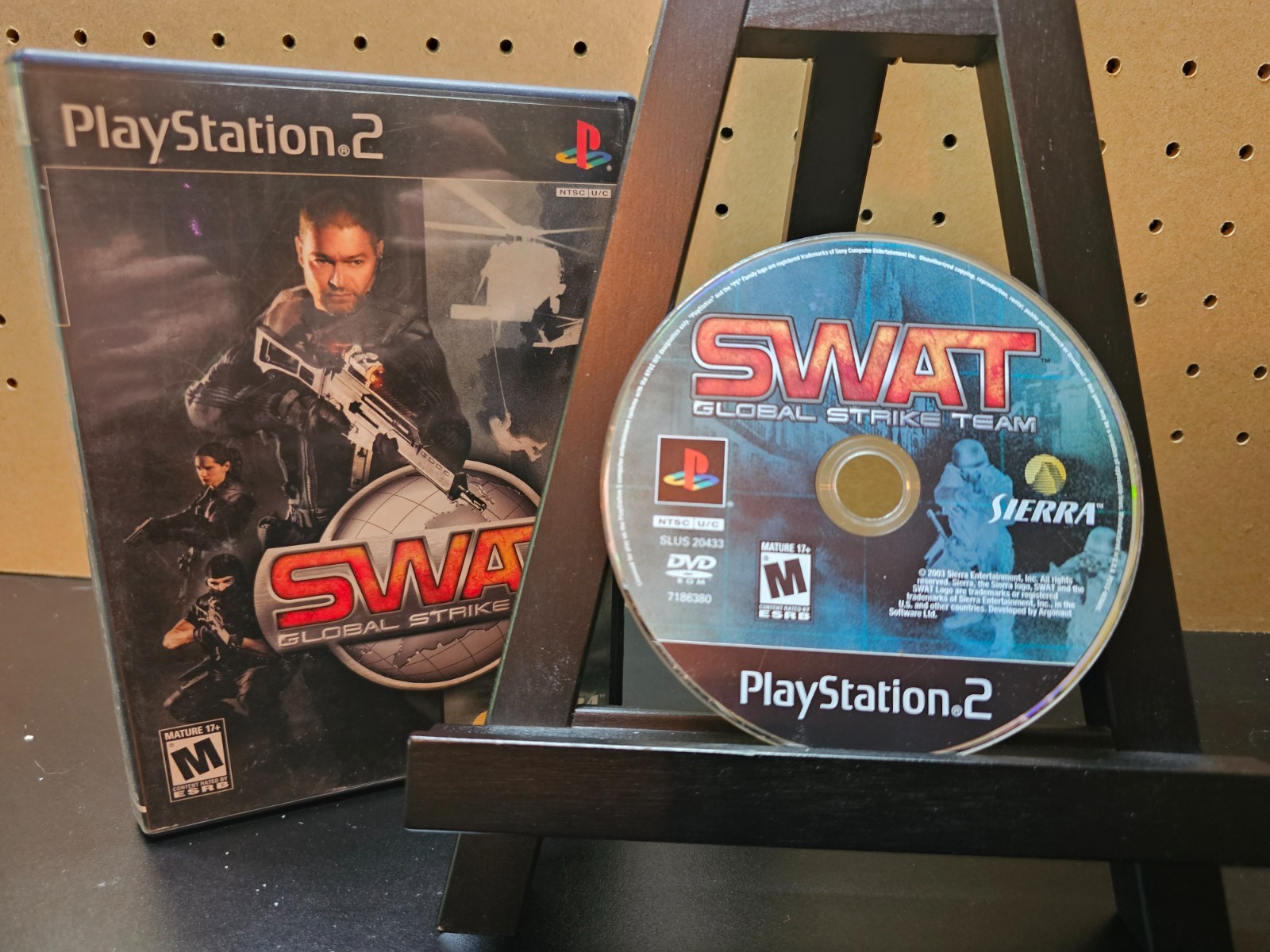 SWAT Global Strike Team PS2 Sony PlayStation 2 Tested Working No Manual