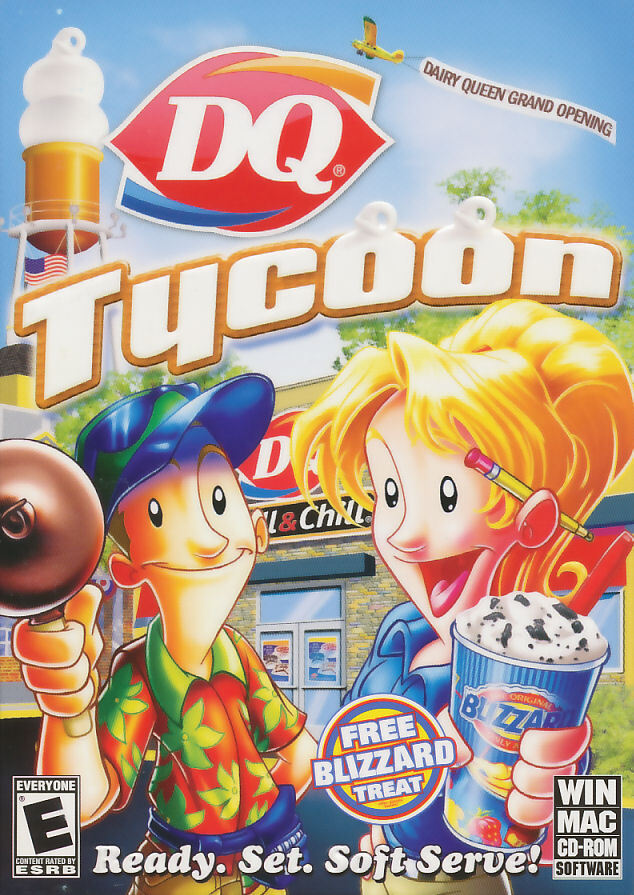 DQ TYCOON Dairy Queen Sim Restaurant Business Simulation - Rare PC Game NEW BOX