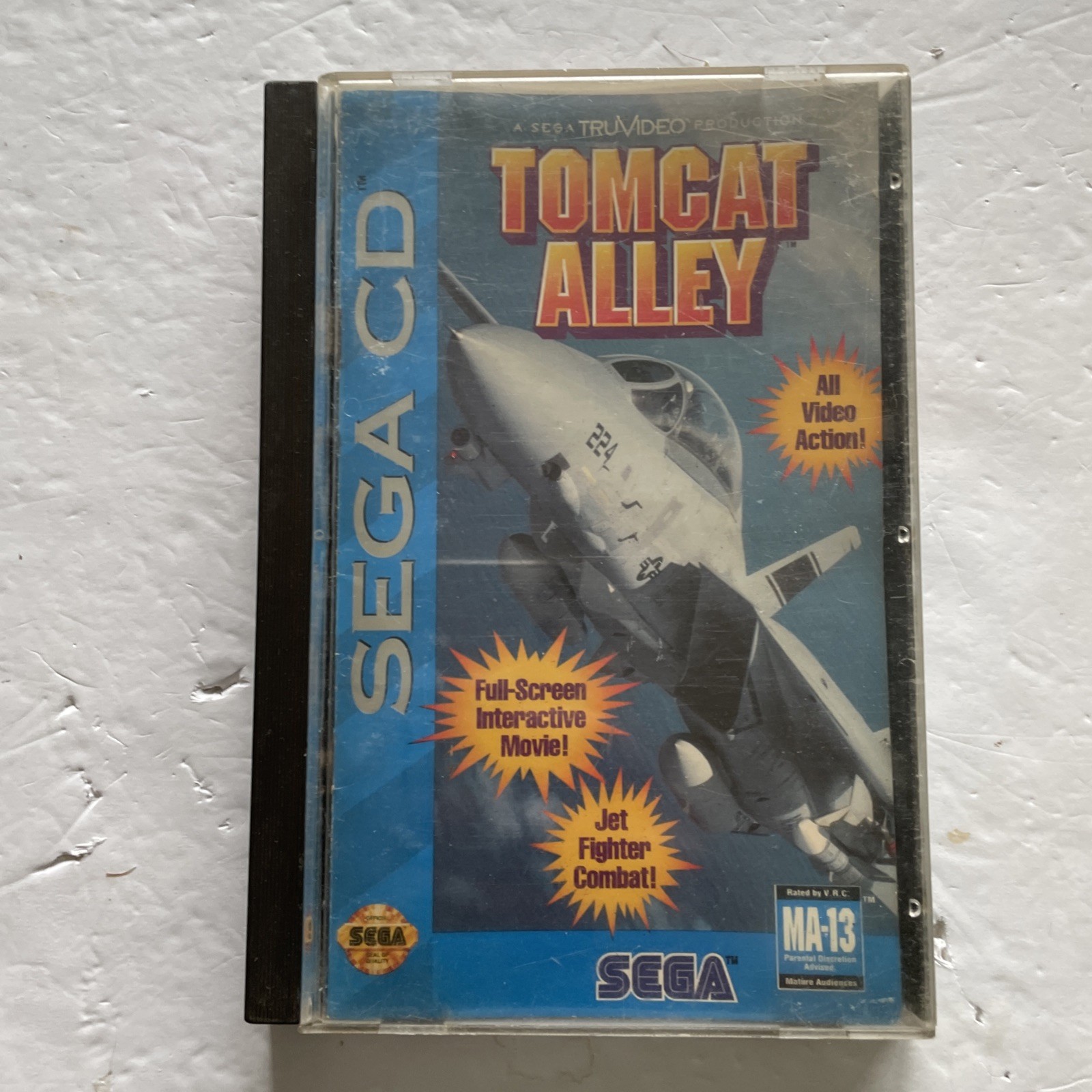 Tomcat Alley (Sega CD, 1994) CIB
