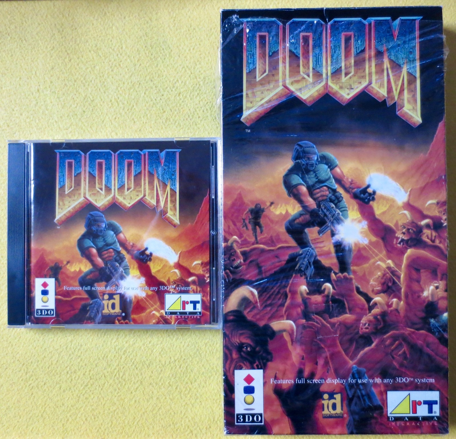 Doom - 1995 id Software for the 3DO game system Disc unscratched manual included