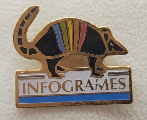 Vintage 90s Pin - INFOGRAMES Company