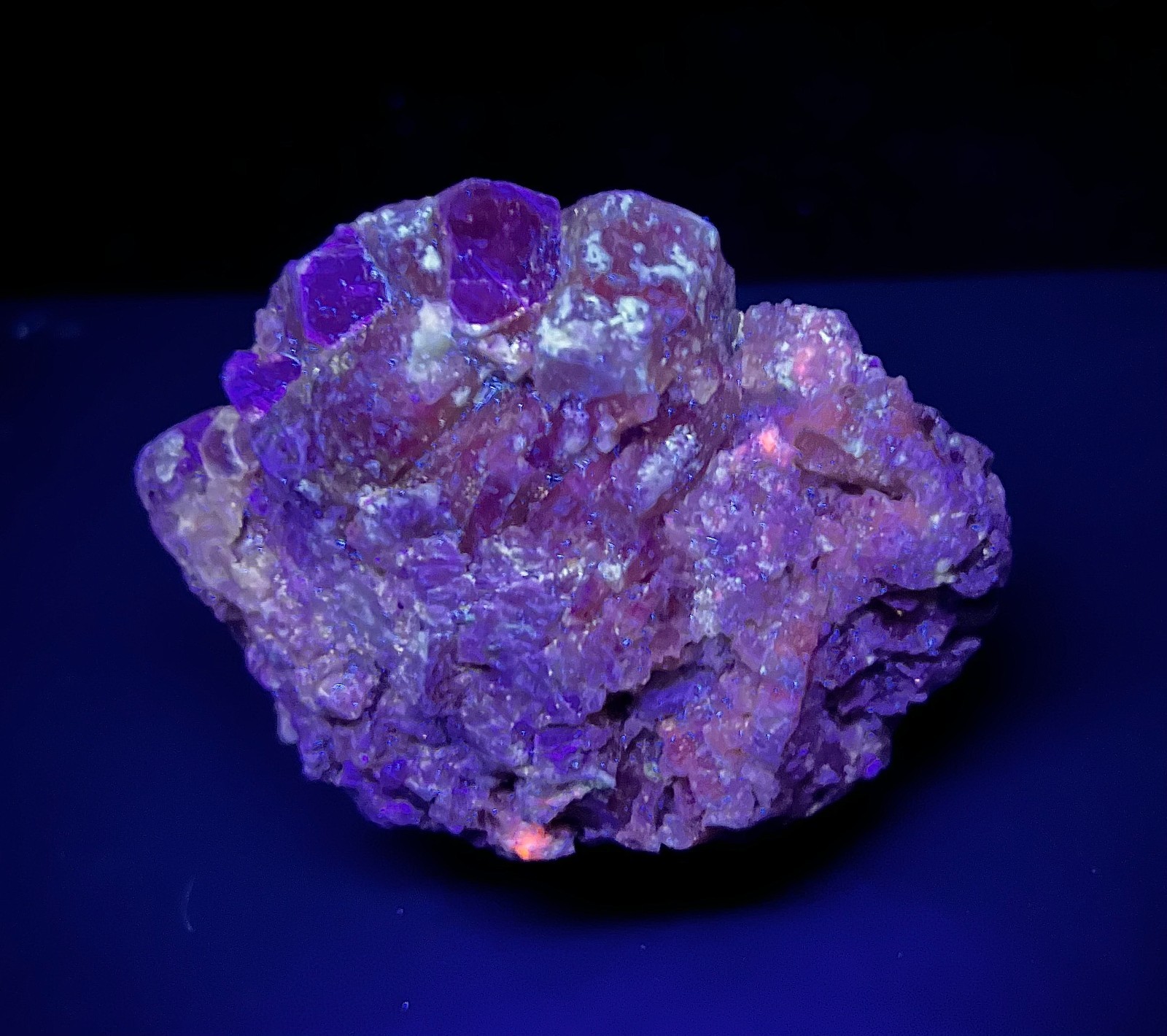 314 GM Fluorescent Phlogopite Crystals Specimen - Badakhshan Afghanistan