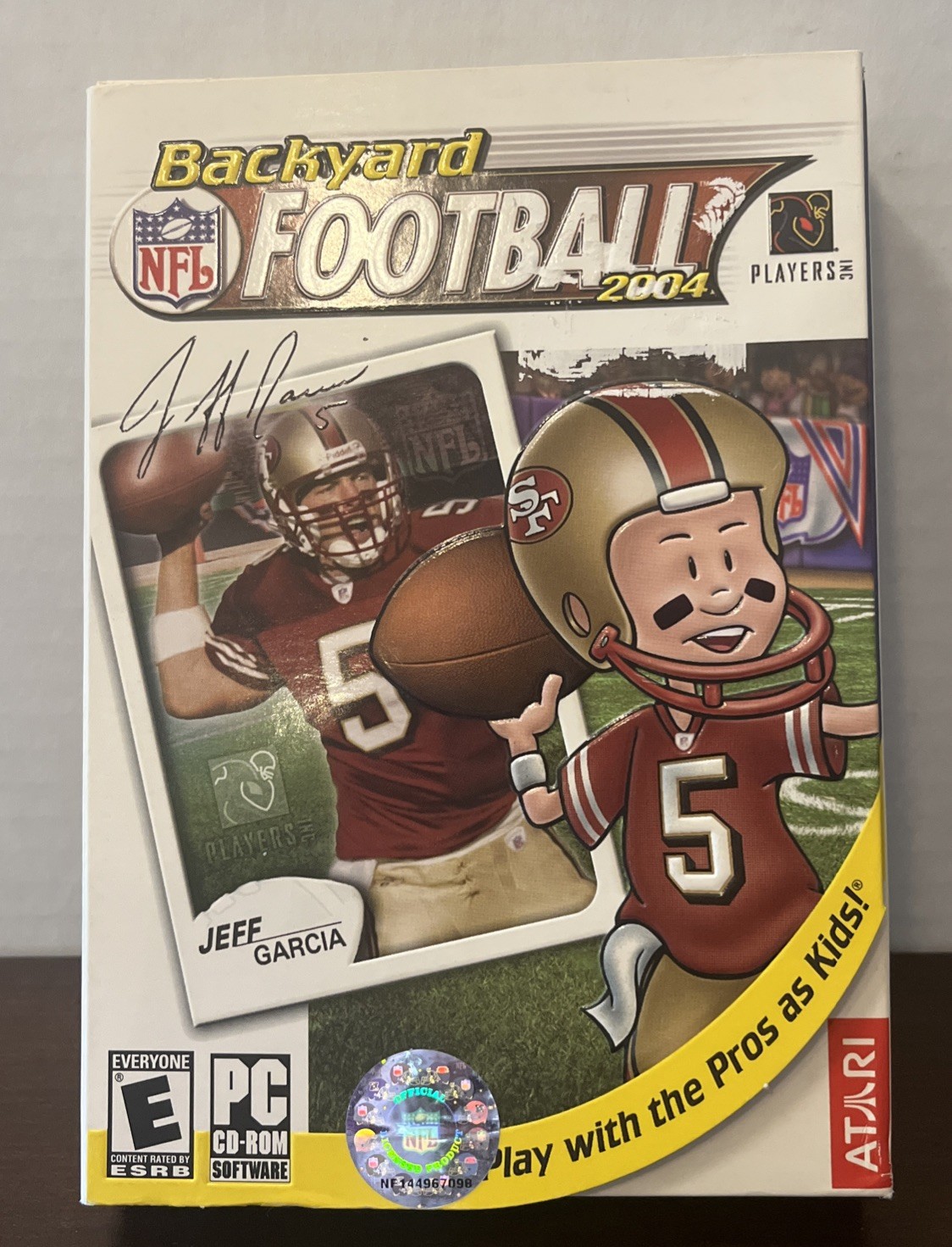 Backyard Football 2004 (PC, 2003) Jeff Garcia Game Players INC New Sealed