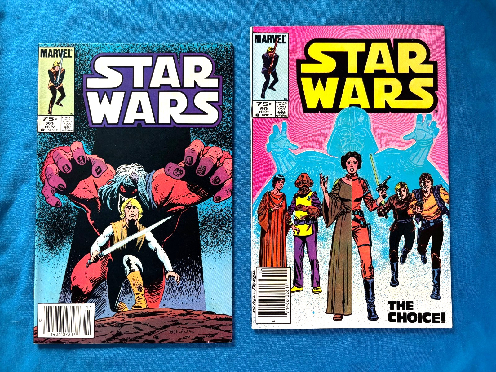 Star Wars # 89 90 (Marvel 1988) Canadian Price Variant Newsstand Hi Grade VF/NM