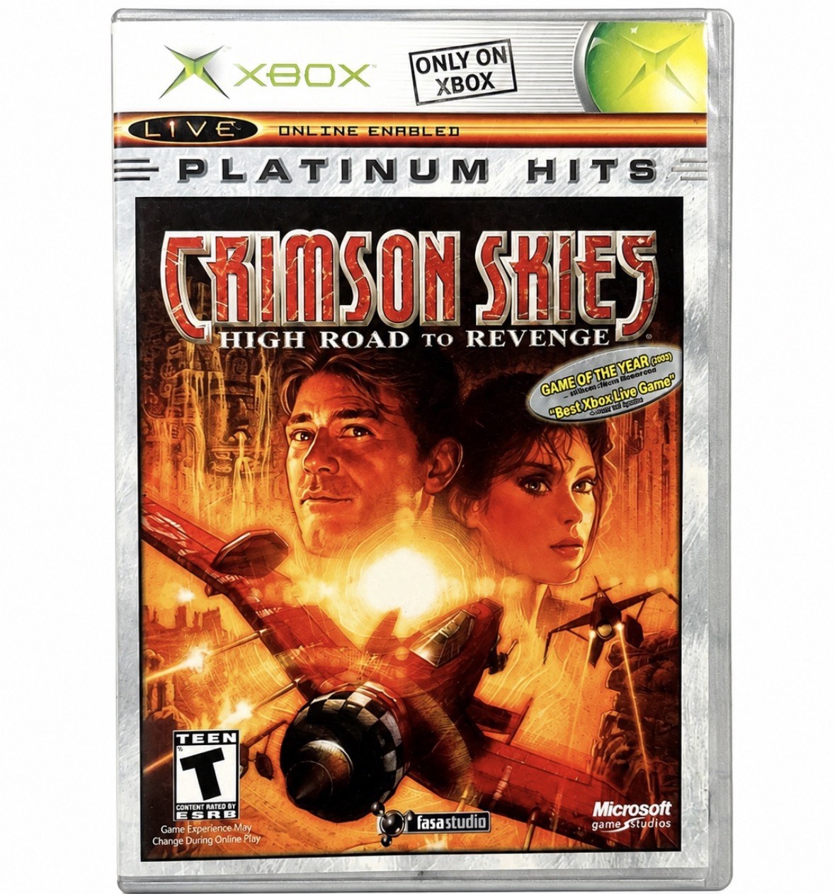 Crimson Skies: High Road to Revenge  (Microsoft Xbox, 2003) Complete
