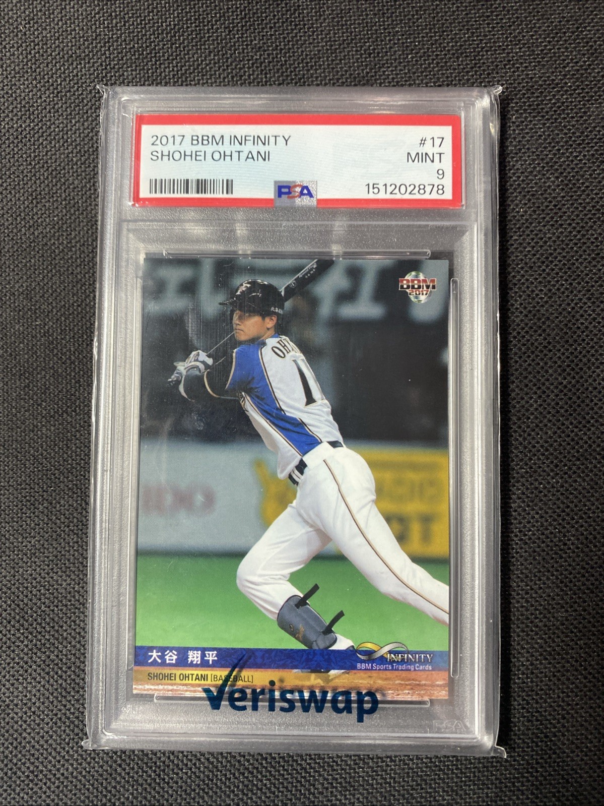 2017 BBM INFINITY #17 SHOHEI OHTANI PSA 9