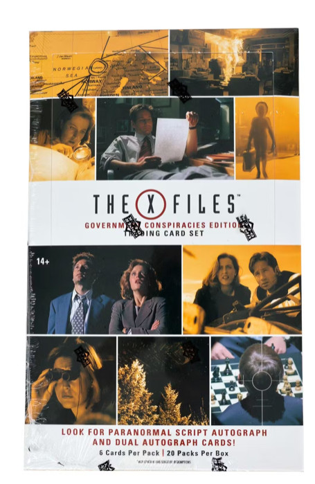 2025 Upper Deck The X-Files: Government Conspiracies Edition Hobby Box 20 Packs