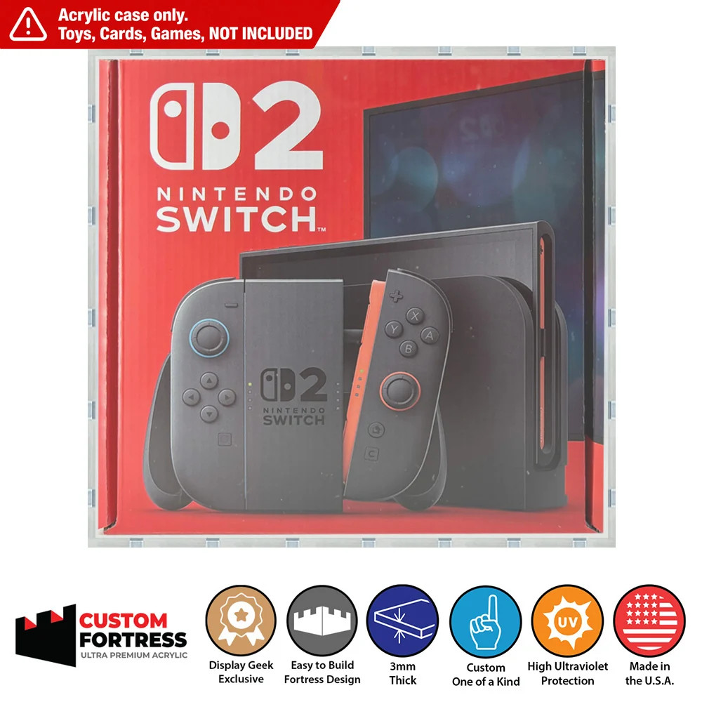 Custom Acrylic Hard Case for NINTENDO SWITCH 2 Video Game Console