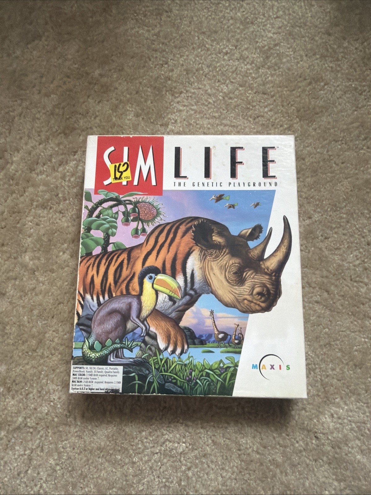 Sim Life The Genetic Playground Macintosh Simulation Compute Game Maxis