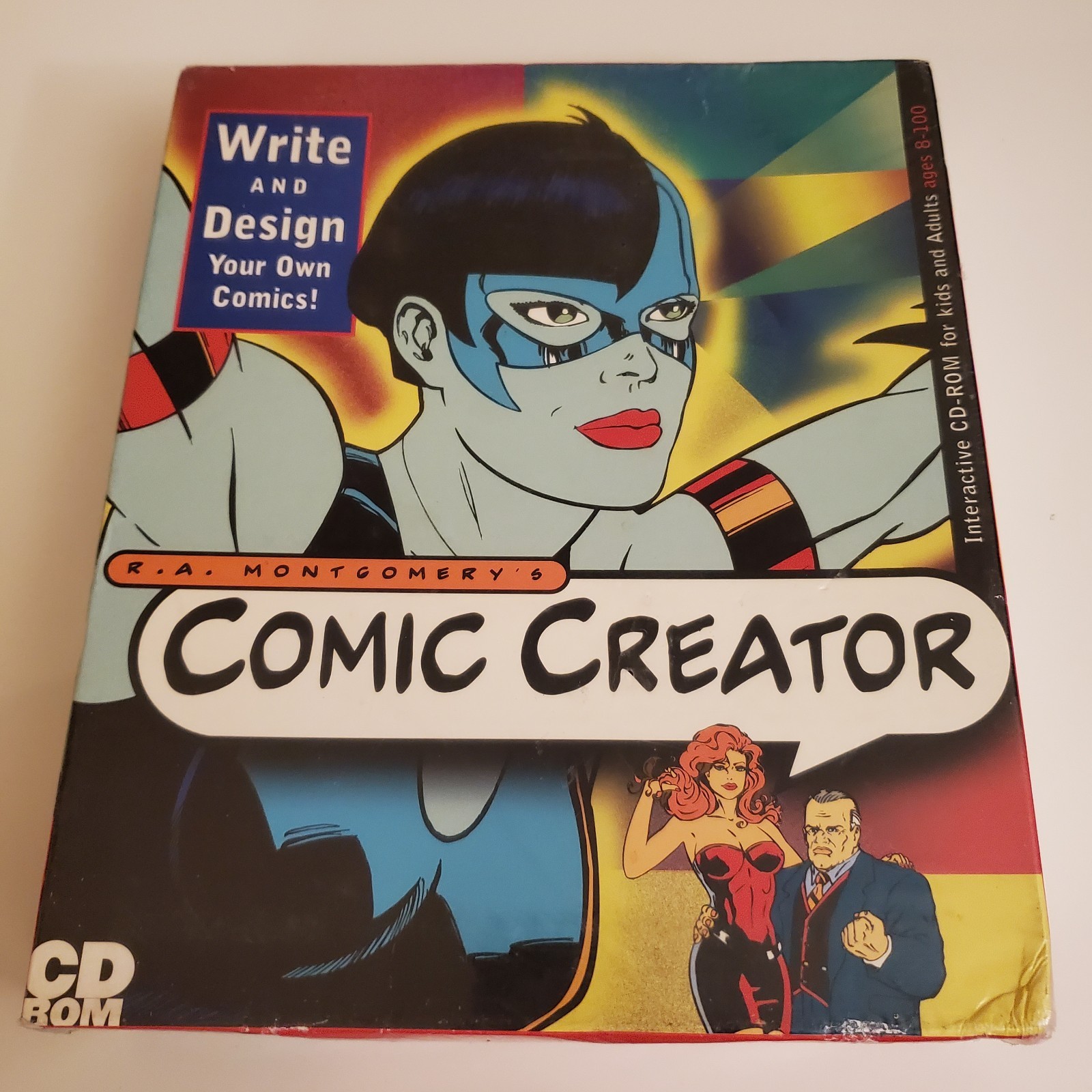 R.A. Montgomery's Comic Creator (PC CD-ROM, 1995) BRAND NEW, FACTORY SEALED