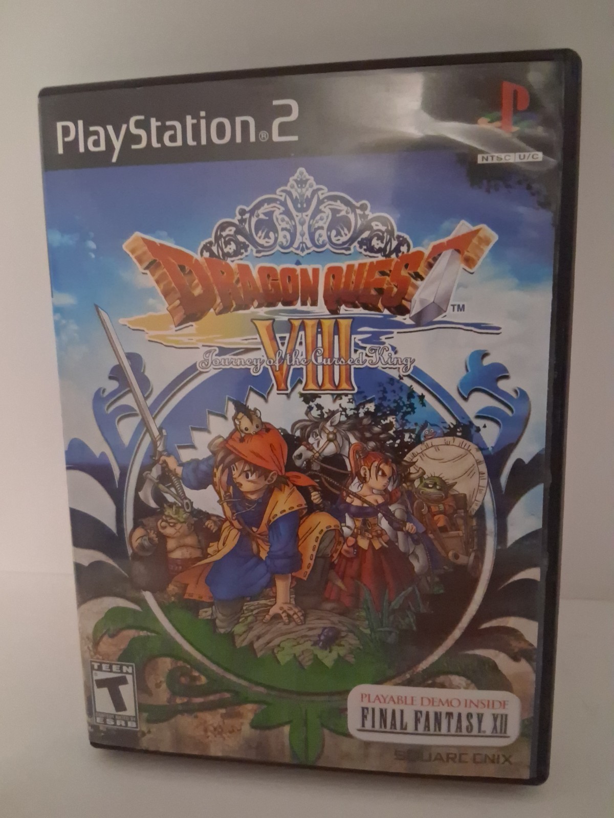 Dragon Quest VIII: Journey Of The Cursed King (PS2, 2005) CIB + Demo
