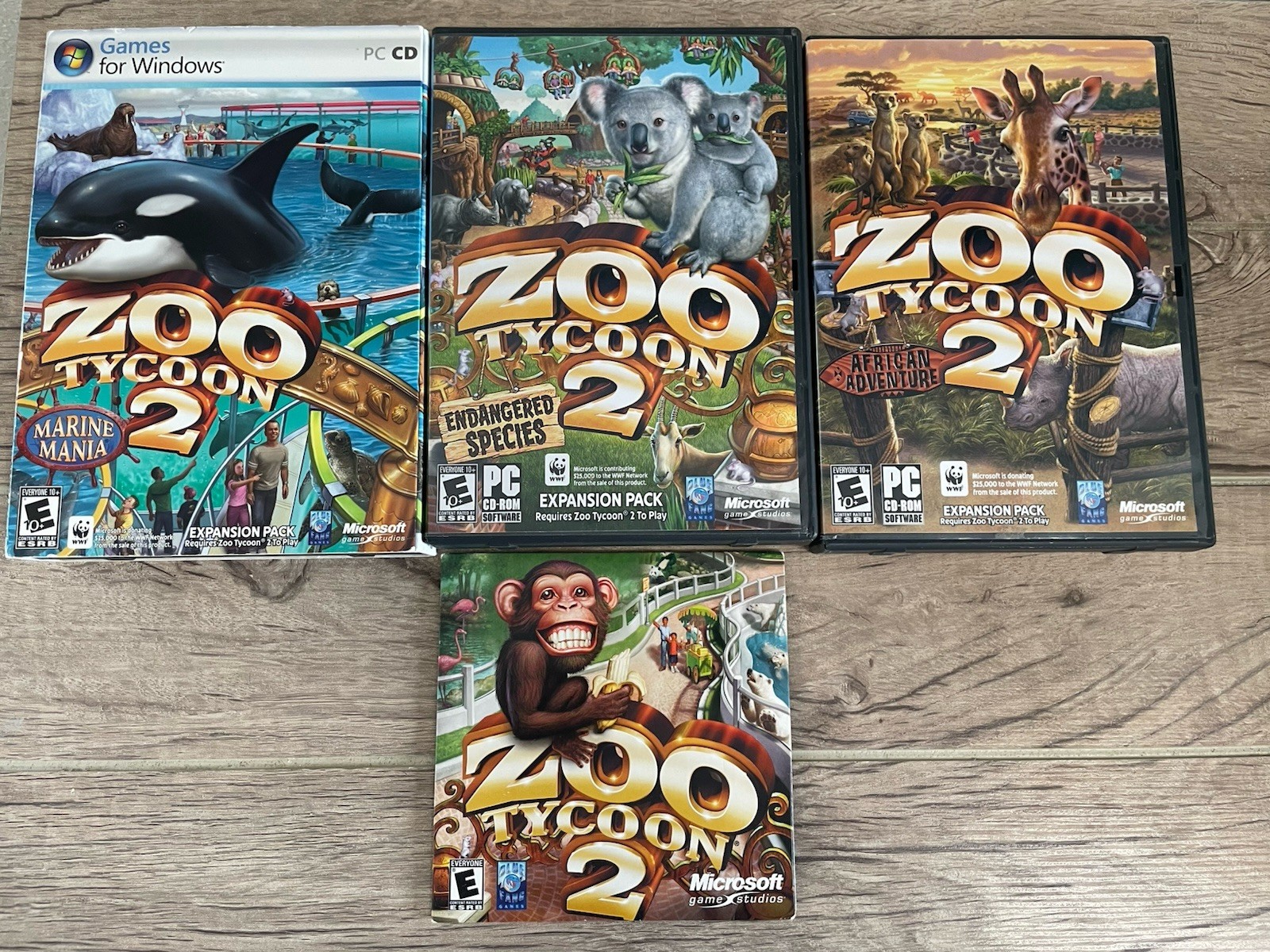 Zoo Tycoon 2 PC Game Lot with Expansions