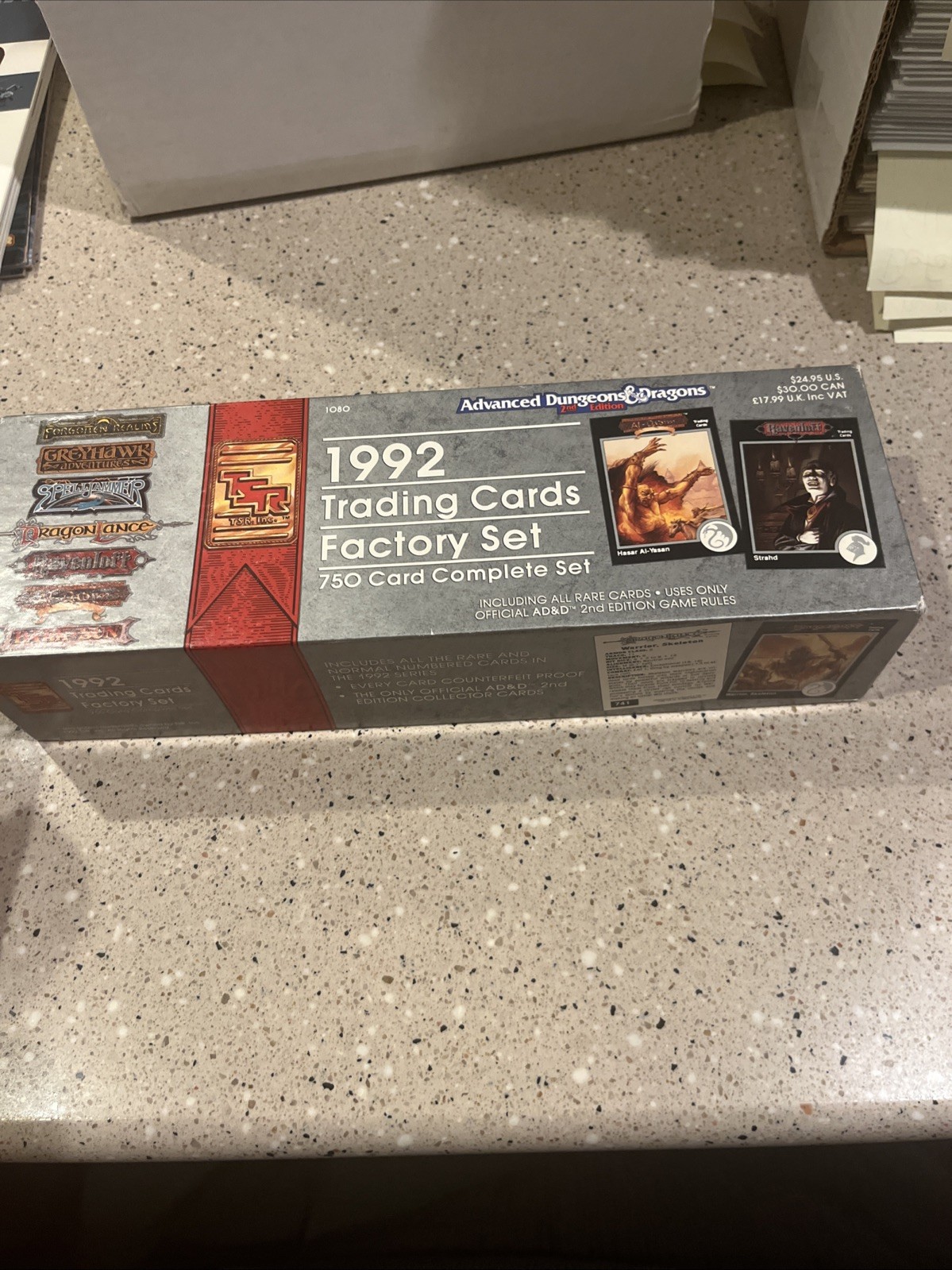 Advanced Dungeons & Dragons 1992 TSR Trading Cards Factory Set 750 Cards