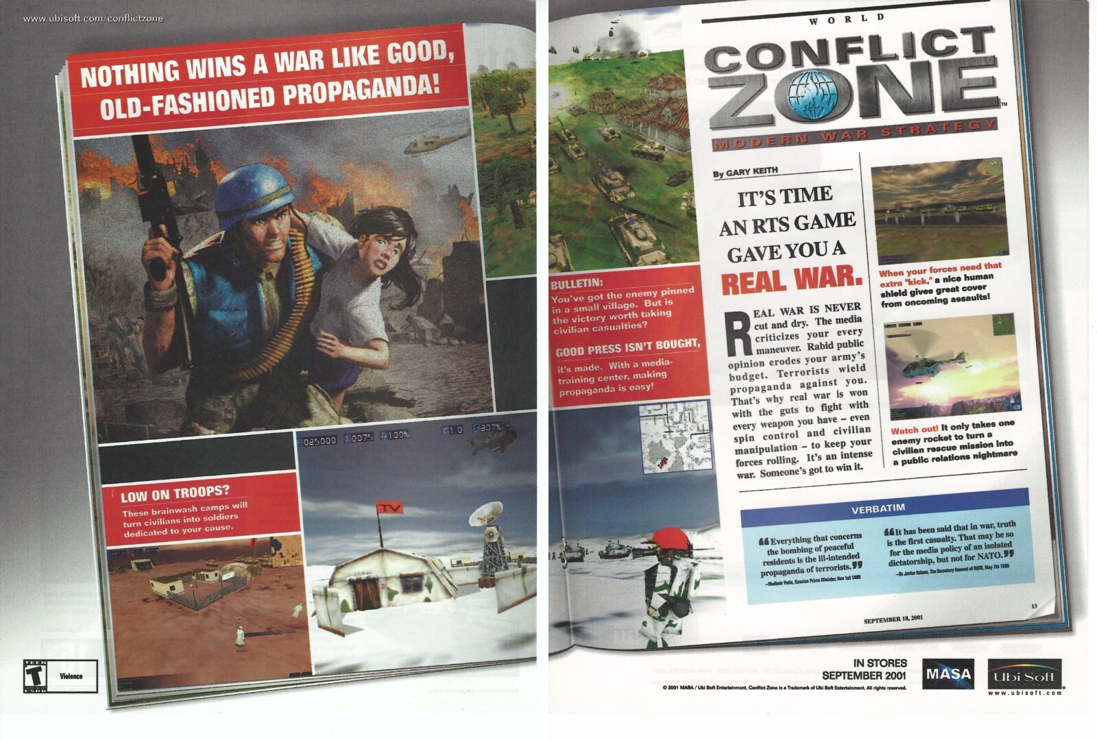 Conflict Zone Print Ad/Poster Art 