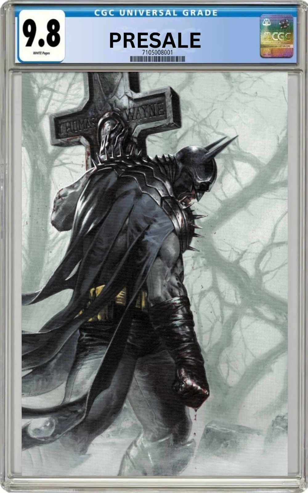 CGC 9.8 Absolute Batman #25 Dell'Otto Wraparound Foil Variant Pre-Sale 10/28/26