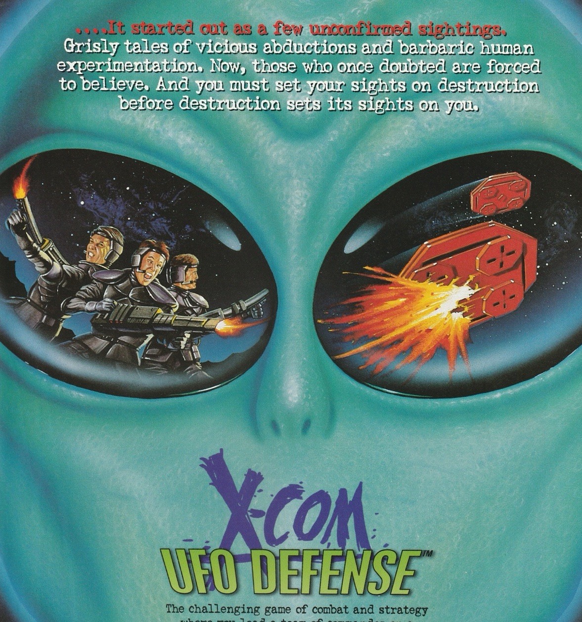 Vintage 1996 X-COM: UFO Defense Original PS1 Game Print Ad 21x27cm NEX 14