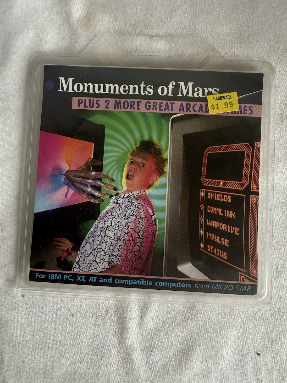Monuments of Mars Graphic Adventure Game In Space PC DOS 3.5 Floppy DISK