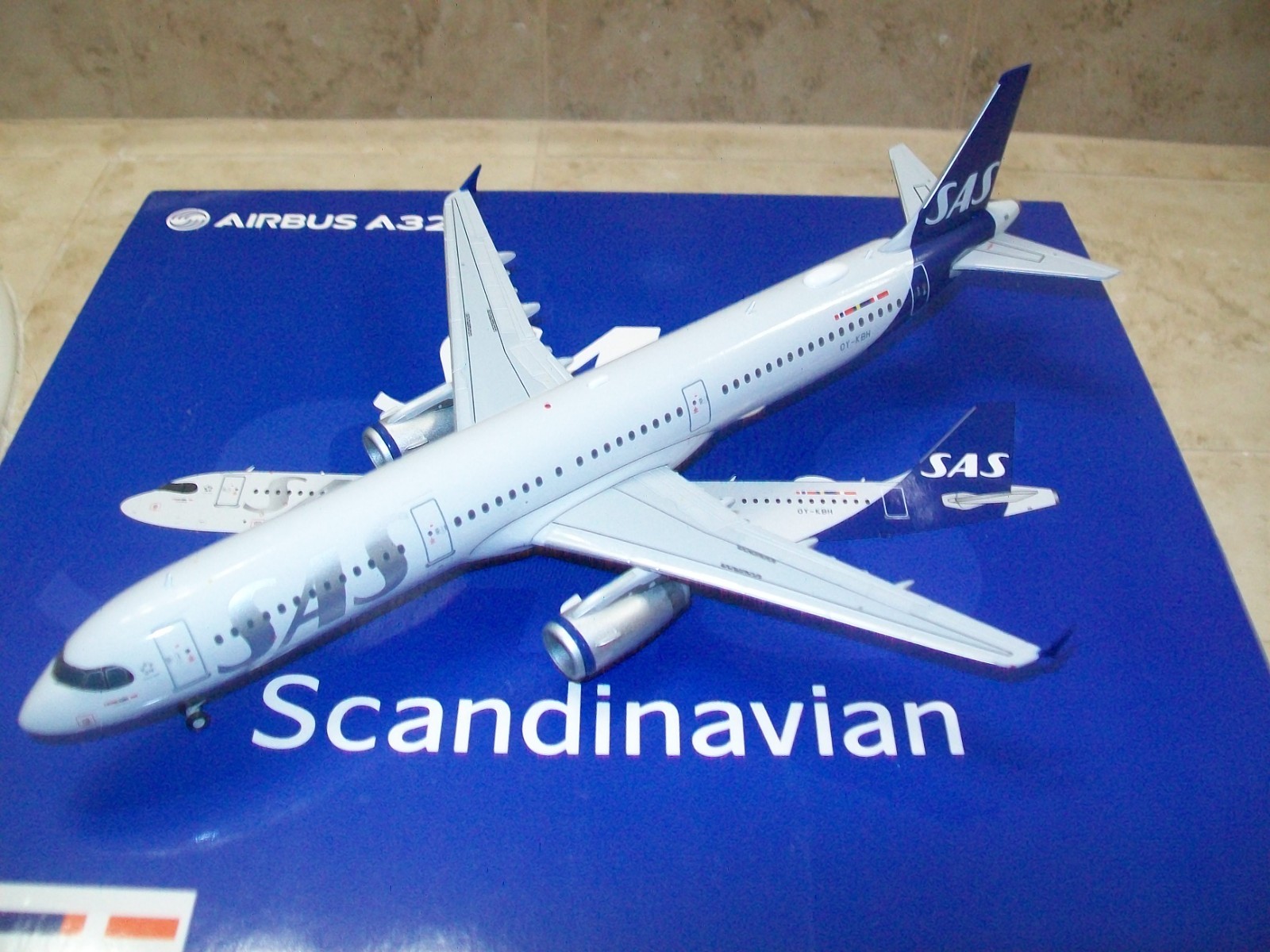 JC Wings Inflight  Scandinavian SAS A321 Sulke Viking 1/200 DY-KBH