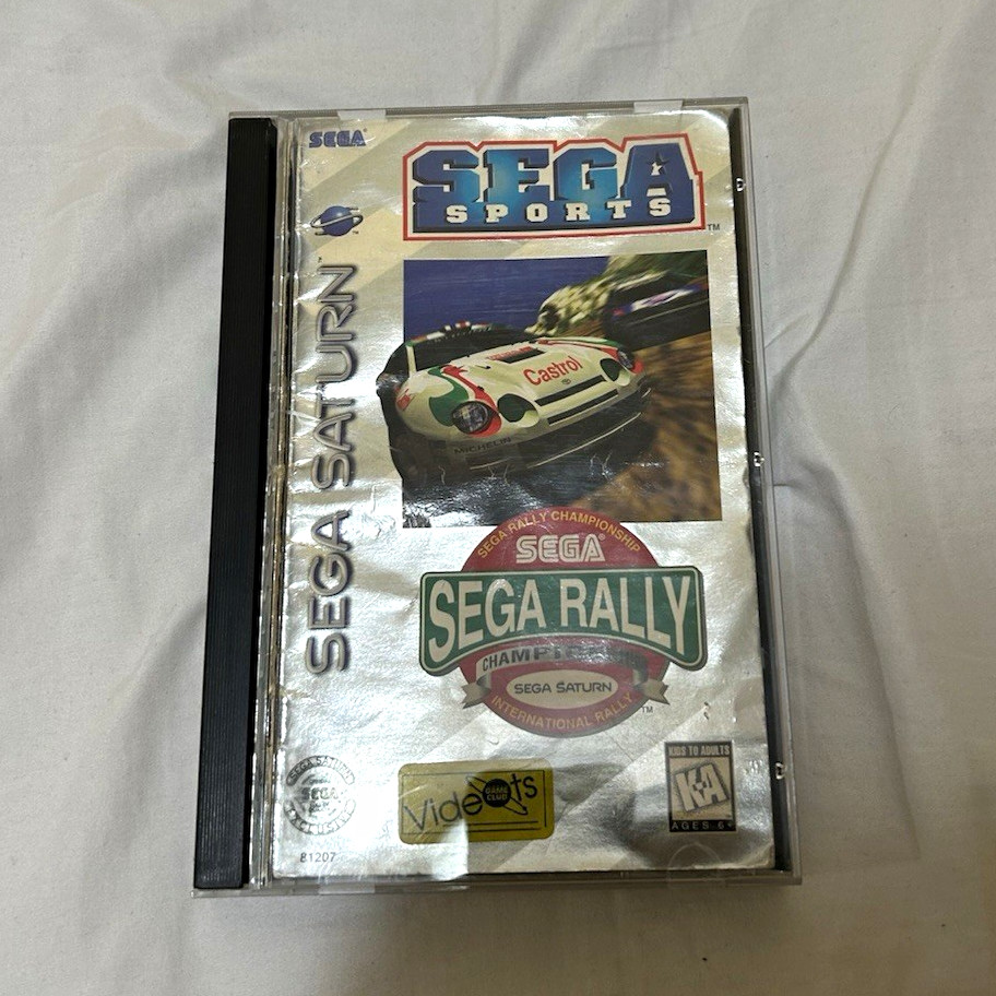 SEGA Sega Rally Championship (1997) Sega Saturn Racing Multiplayer NTSC-U/C