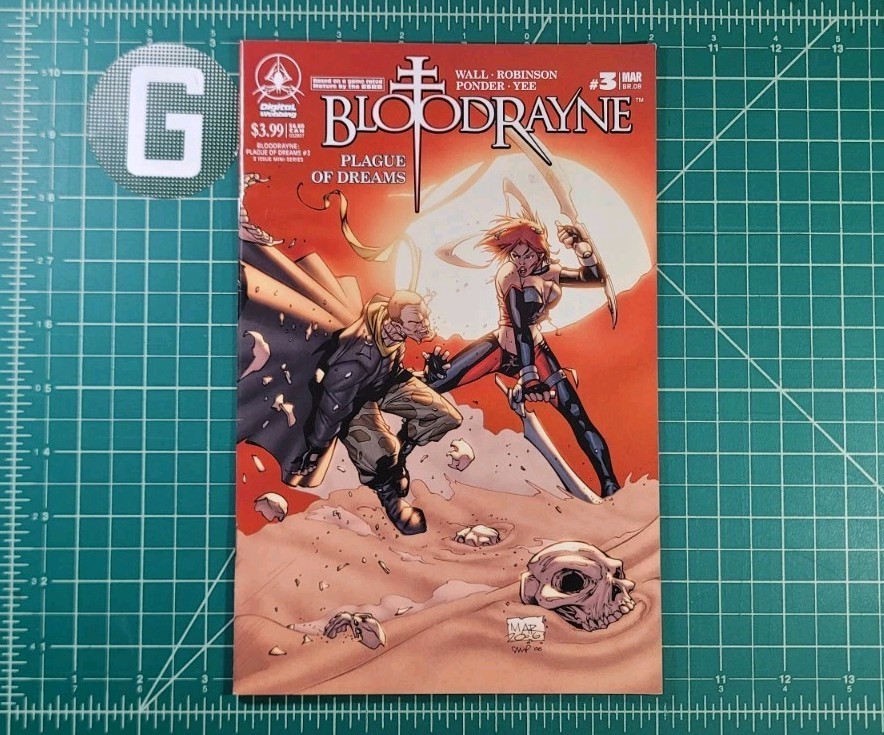 Bloodrayne Plague of Dreams #3 (2006) Digital Webbing Troy Wall Mark Robinson VF