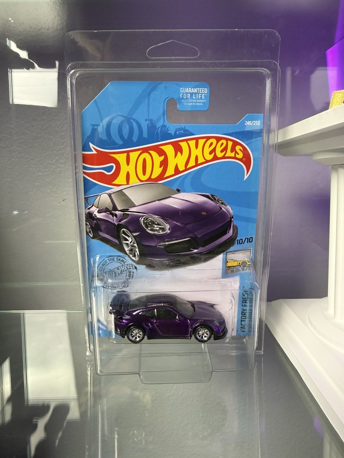Hot Wheels Factory Sealed 2019 STH Super Treasure Hunt Porsche 911 GT3 RS Purple
