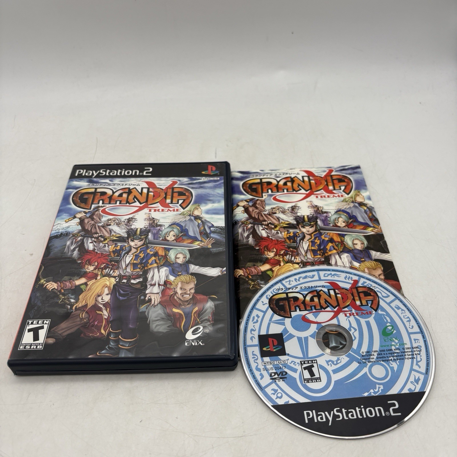 Grandia Xtreme PS2 PlayStation 2 Complete w/ Manual + Reg Card CIB Tested