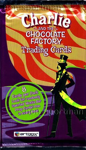 CHARLIE AND THE CHOCOLATE FACTORY ARTBOX 2005 RETAIL UNOPEN PACK