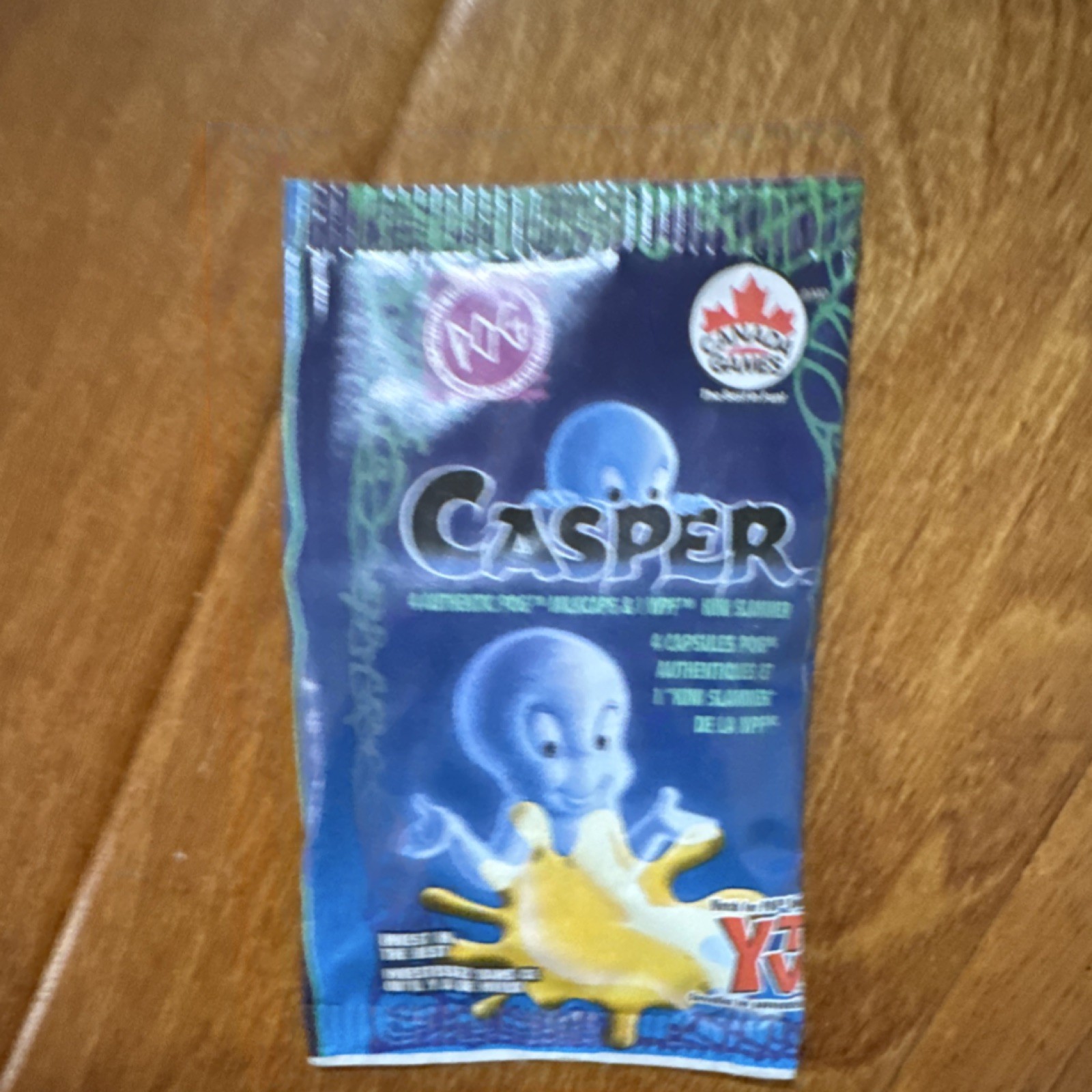 Canada Games Company Ltd. Casper POG Milkcaps Sealed Pack 4 Milkcaps Fantasy