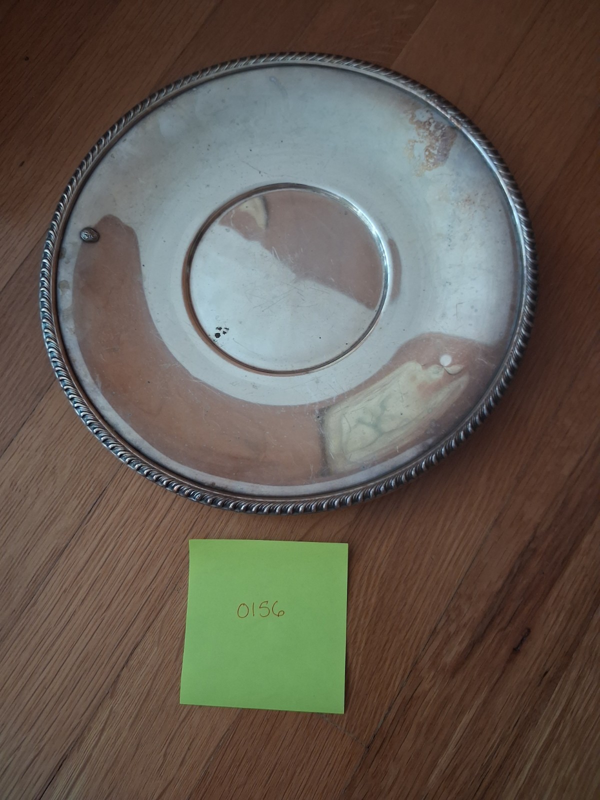 Vintage Biltmore Forest Country Club BFCC Silverplate Tray Golf Tennis 10in