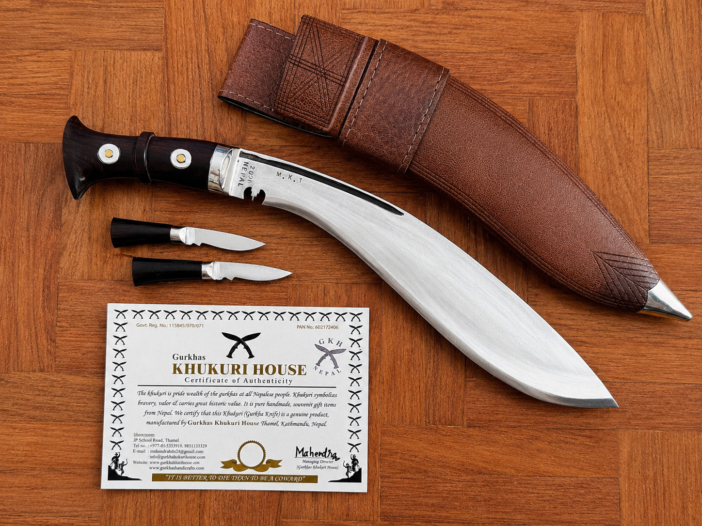 Nepali Gurkha Khukuri Knife MK1 – FULL TANG – Handmade in Nepal- 20