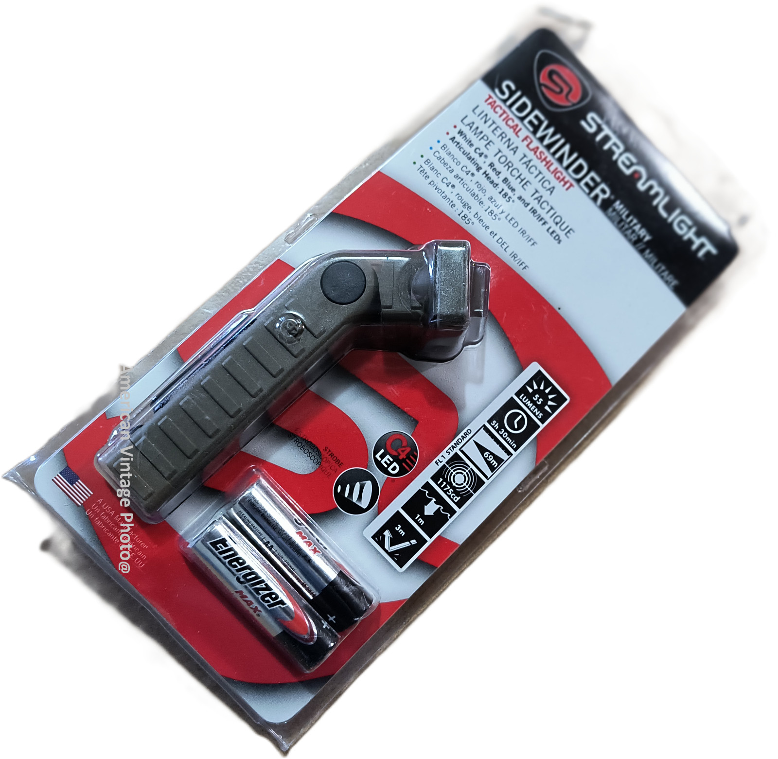 Military Flashlight Streamlight Sidewinder 14032 Tactical Coyote LED USMC USA
