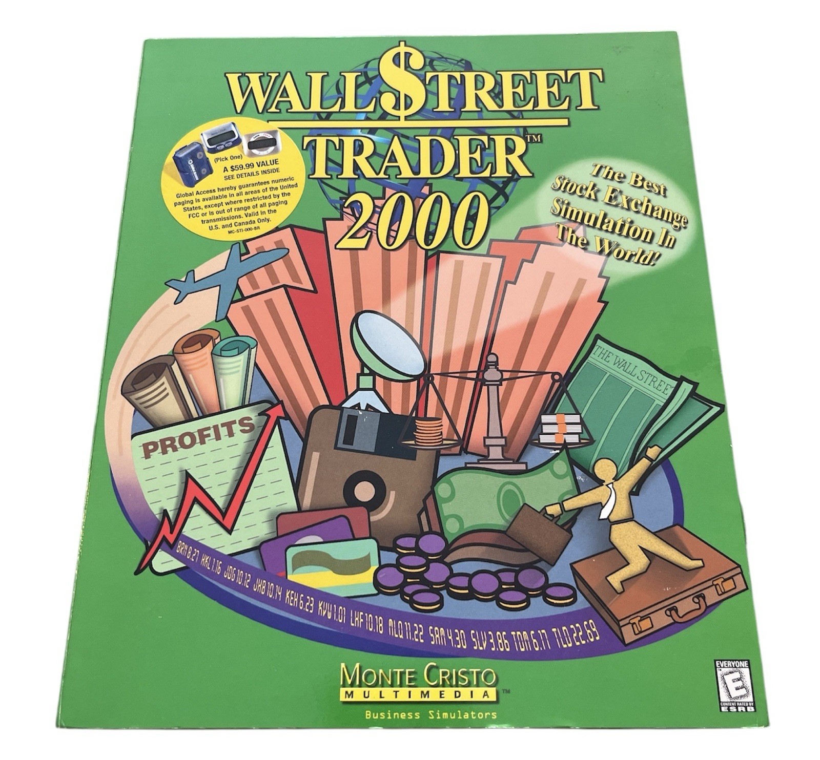 Wall Street Trader 2000 Windows PC CDROM Simulation Game 