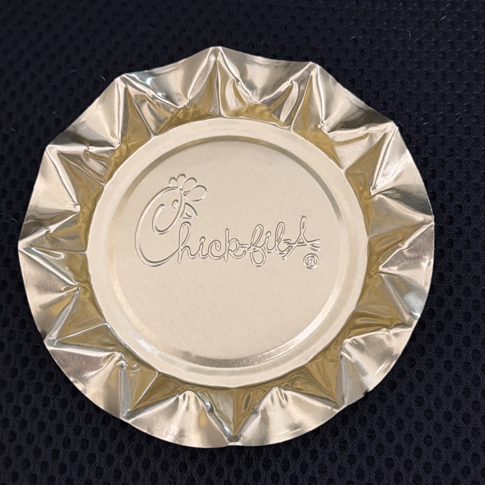 Rare Restaurant Ashtray Chick-Fil-A Vintage Aluminum Chick Fil A Ash Tray Burger
