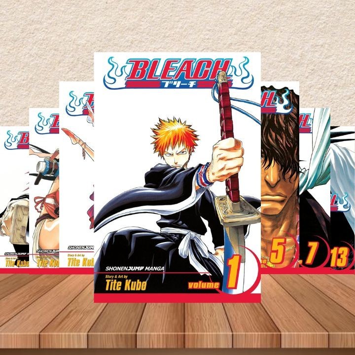 Bleach English Manga Vol. 1-74 END Action Adventure Shonen Comic Half Full Set